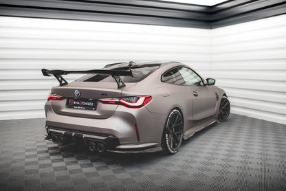MAXTON DESIGN CF-BM-4-G82-M-RSD1-245-P CARBON FIBER REAR SIDE SPLITTERS BMW M4 G82 | ML Performance