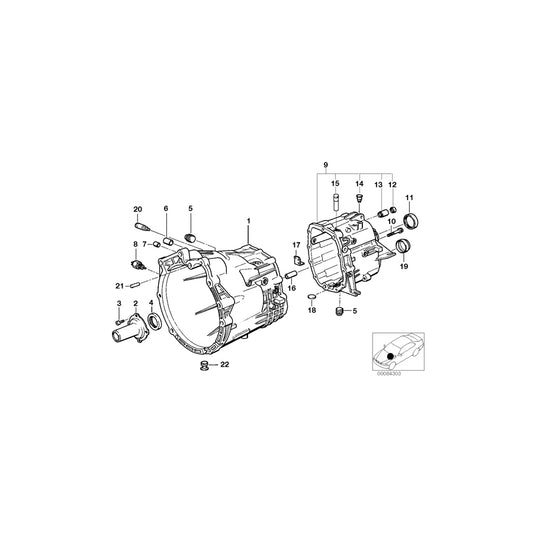 Genuine BMW 23111224799 E36 E32 Shaft Seal 40X52X9 (Inc. 325Ci, 325i & 535i) | ML Performance UK Car Parts