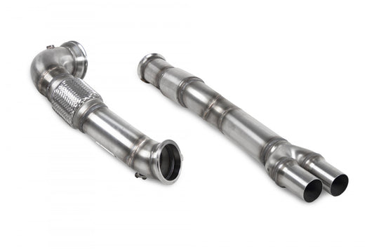 Scorpion SAUX077 Audi TT RS MK2 Downpipe With A High Flow Sports Catalyst | ML Performance UK UK