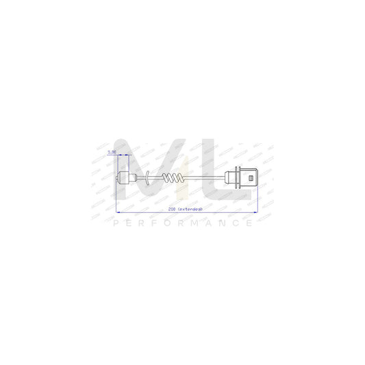 FERODO PREMIER FAI180 Brake pad wear sensor | ML Performance Car Parts