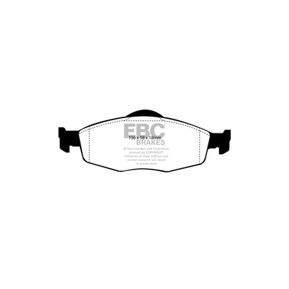 EBC DP950 Ford Ultimax Front Brake Pads - Bendix Caliper 2 | ML Performance UK Car Parts