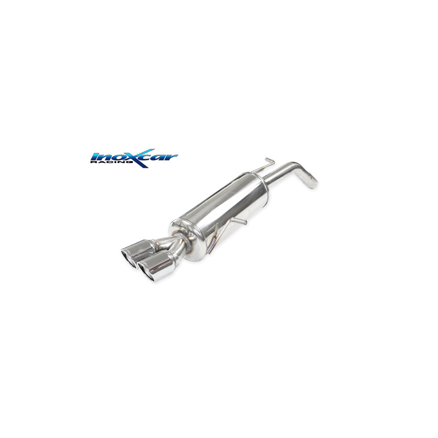 InoXcar PE207.02.XR80 Peugeot 207 Stainless Steel Rear Exhaust | ML Performance UK Car Parts