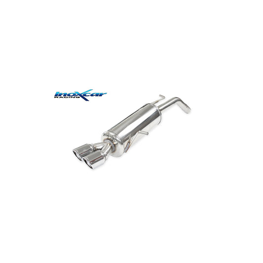 InoXcar PE207.02.XR80 Peugeot 207 Stainless Steel Rear Exhaust | ML Performance UK Car Parts