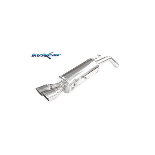 InoXcar PE207.02.RA Peugeot 207 Stainless Steel Rear Exhaust | ML Performance UK Car Parts