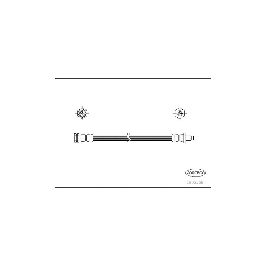 Corteco 19033584 Brake Hose | ML Performance UK