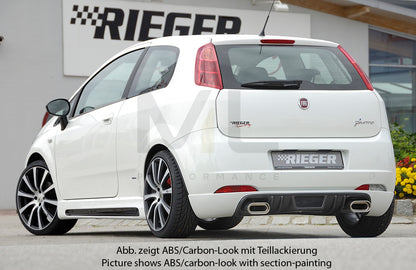 Rieger 00099154 Fiat Grande Punto (199) Rear Diffuser 6 | ML Performance UK Car Parts