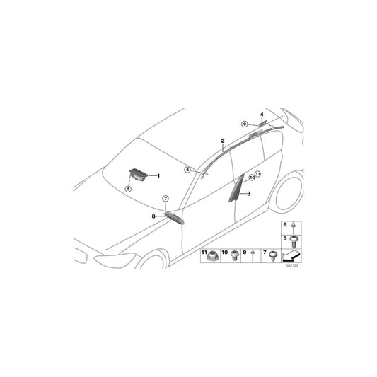 Genuine BMW 72127340136 F33 F33 Side Airbag, Front Right Seat OYSTER 71 (Inc. 425d, 435i & 435iX) | ML Performance UK Car Parts