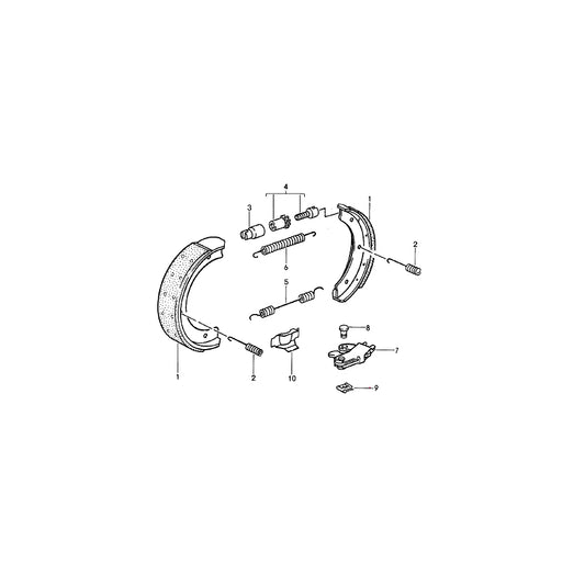 Genuine Porsche Handbrake Shoes Adjusting Screw Complete Porsche 911 / 924 / 944 / 928 / 968 / 356 | ML Performance UK Car Parts