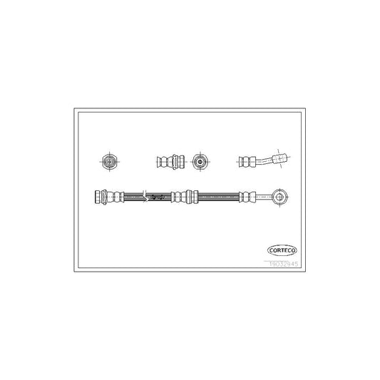 Corteco 19032945 Brake Hose For Suzuki Alto | ML Performance UK