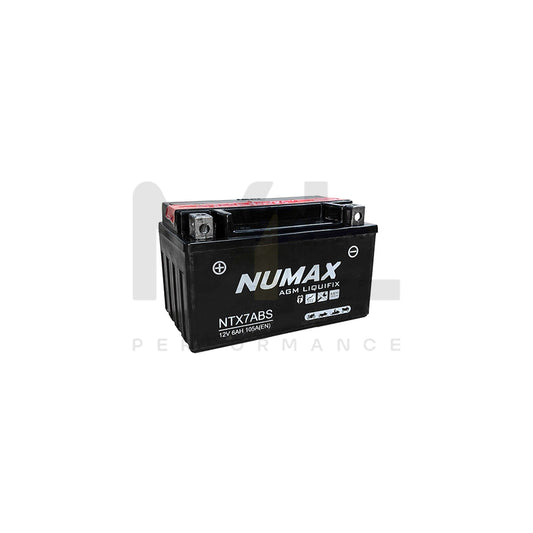 NTX7A-BS Numax Motorbike Battery | Car Batteries UK | ML Performance Car Parts
