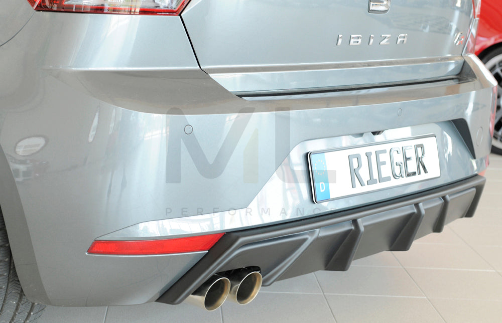 Rieger 00027102 SEAT KJ Rear Diffuser (Ibiza FR & Ibiza) 2 | ML Performance UK Car Parts