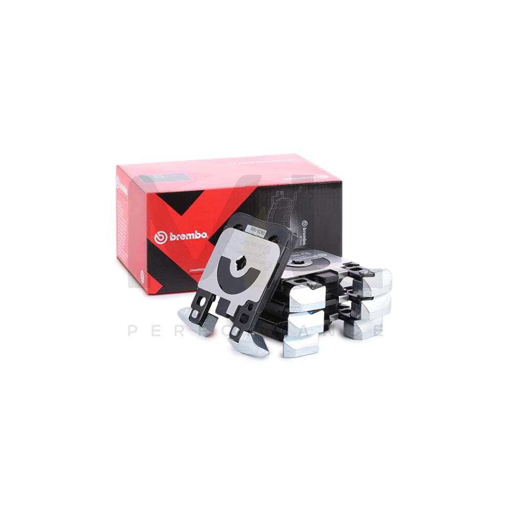 Brembo P 06 087X Brake Pad Set Prepared For Wear Indicator, With Anti-Squeak Plate, With Counterweights | ML Performance Car Parts