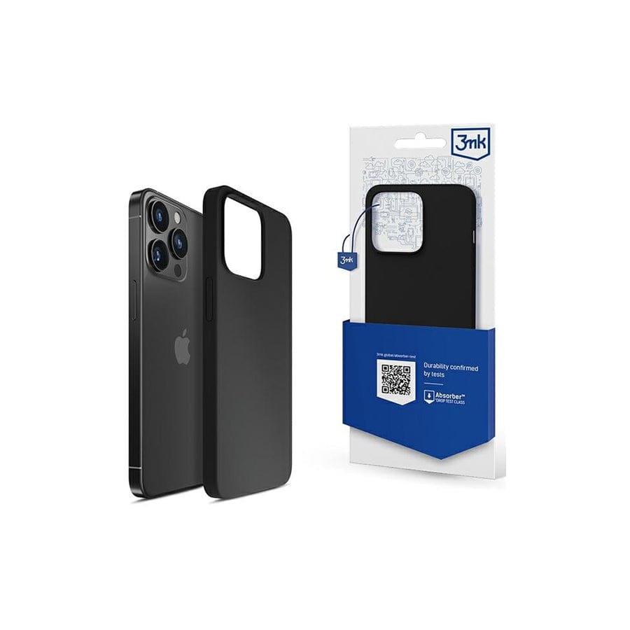 3MK Case Silicone Case Iphone 14 Pro 6.1" Black