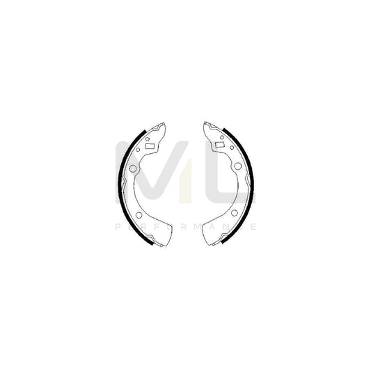 BOSCH 0 986 487 278 Brake Shoe Set for MAZDA 323 | ML Performance Car Parts