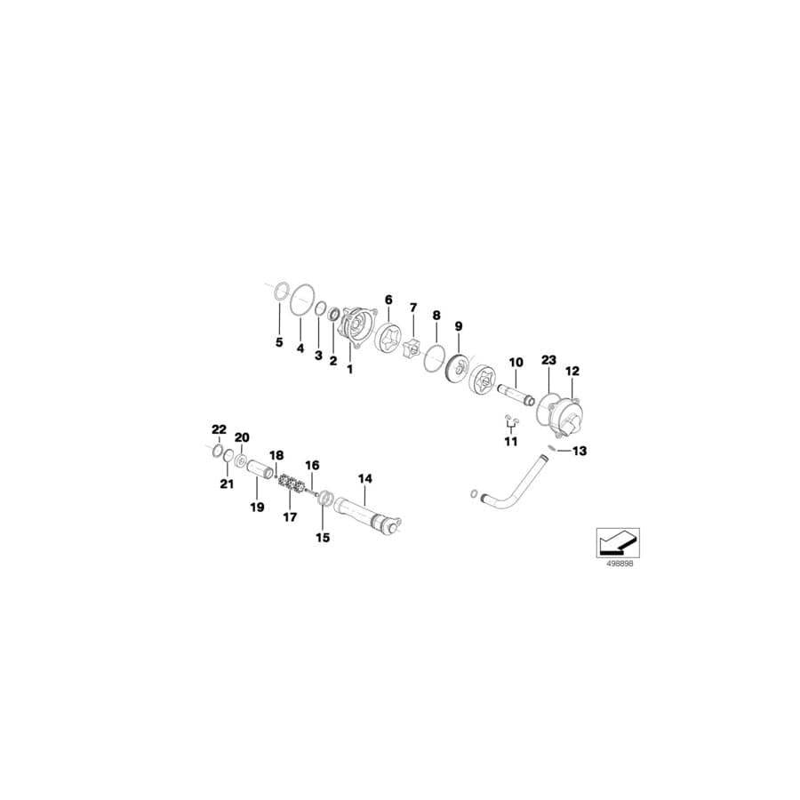 Genuine BMW 23008419473 Magnet GBX RETAINER (Inc. M6 GT3) | ML Performance UK Car Parts
