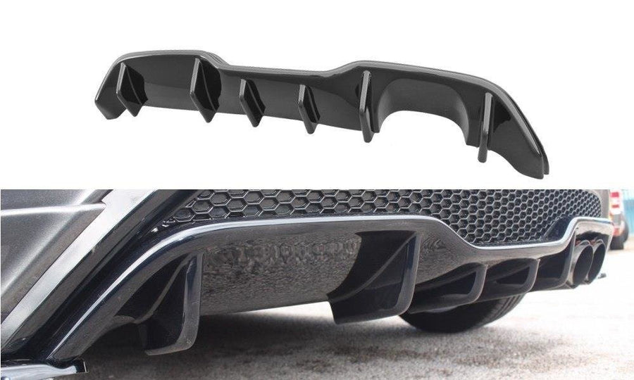 Maxton Design FO-FI-7F-ST-RS1T Rear Valance Ford Fiesta ST MK7 (Facelift) | ML Performance UK Car Parts