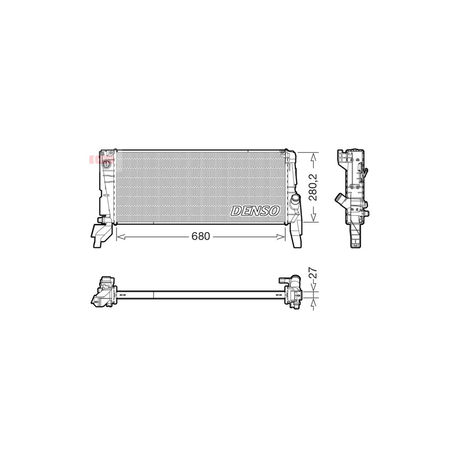 Denso DRM05074 Drm05074 Engine Radiator | ML Performance UK