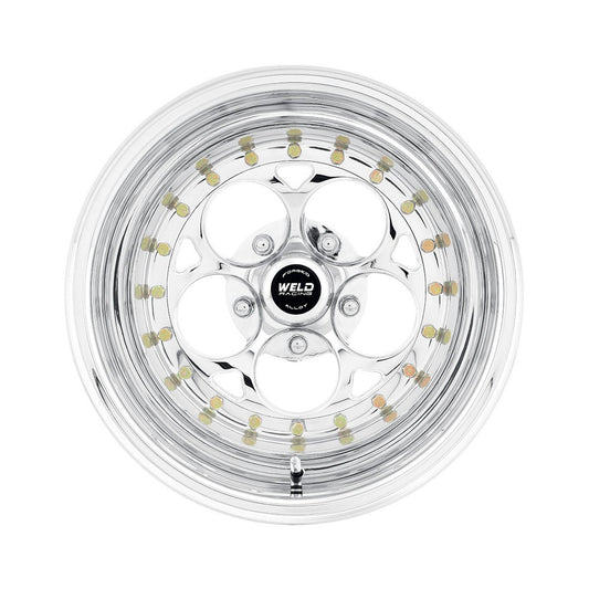 Weld 792P-510210 Magnum Iii Wheel 15x10 5x4.5 ET0 BS5.5 Polished Center - Polished Shell