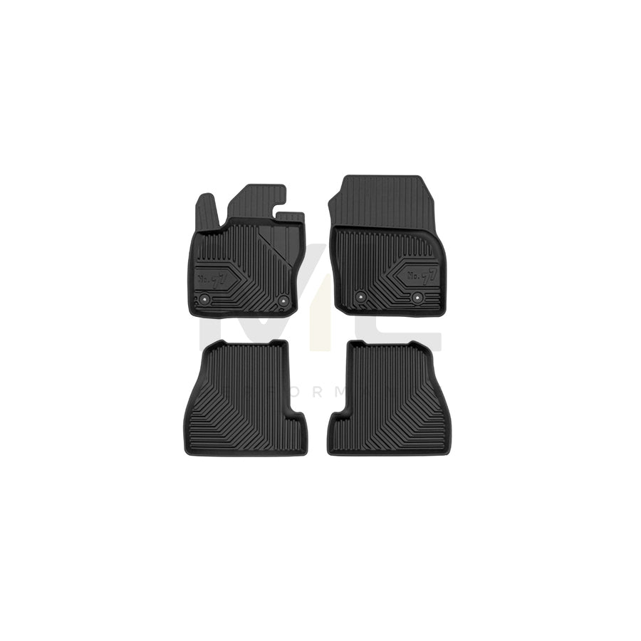 FROGUM Tailored, No.77 77425286 Floor mat set for FORD FOCUS Elastomer, Front and Rear, Quantity: 4, Black | ML Performance Car Parts