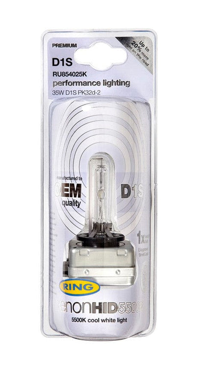 RING RU854025K 85V 35W D1S (Projection) Gas Discharge Bulb 5500K +20% | ML Performance