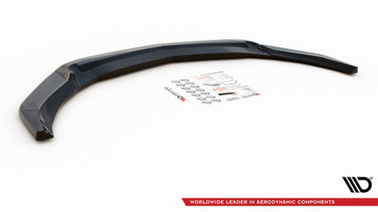 Maxton Design Mercedes Benz A45 AMG Aero W176 Facelift Front Splitter V.2