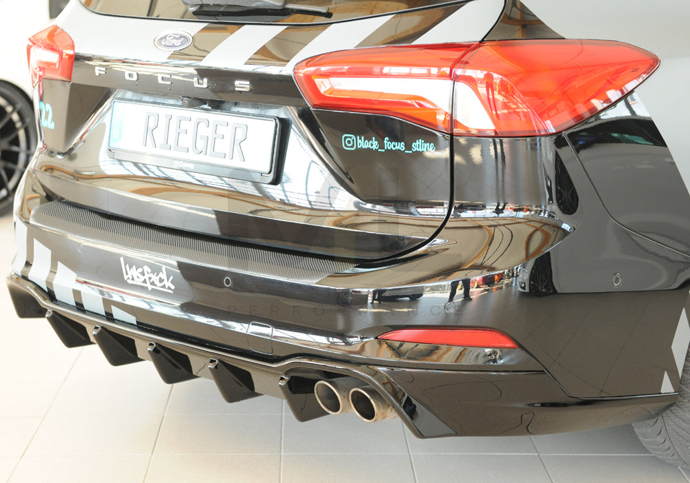 Rieger 00088236 Ford DEH Focus 4 Rear Diffuser (Inc. Focus 4 ST) 2 | ML Performance UK Car Parts