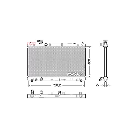 Denso DRM40050 Drm40050 Engine Radiator For Honda Cr-V Iii (Re) | ML Performance UK