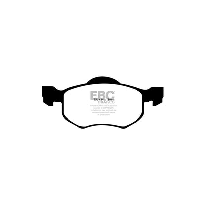 EBC DP61616 Ford Mazda Greenstuff Front Brake Pads (Inc. Maverick & Tribute) 2 | ML Performance UK Car Parts