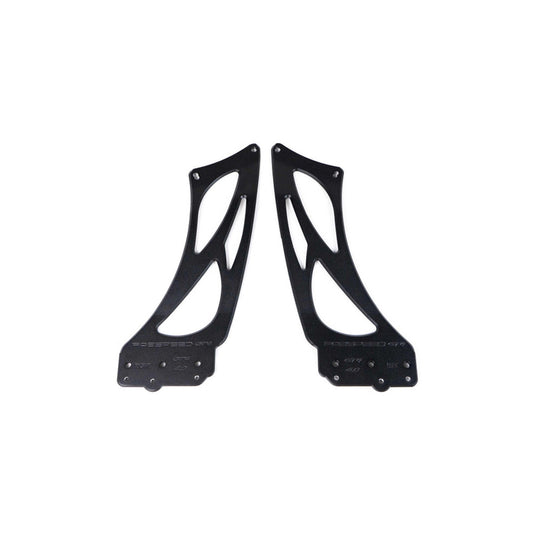 Fabspeed Porsche 981/718 Cayman GT4 Monoblock Wing Risers (2015+) | ML Performance UK