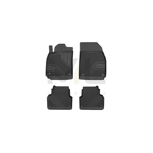 FROGUM Tailored, No.77 77426320 Floor mat set for SAAB 9-3 Elastomer, Front and Rear, Quantity: 4, Black | ML Performance Car Parts