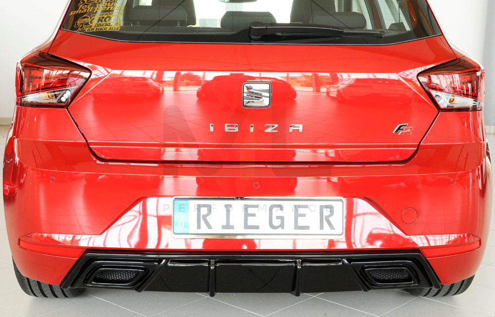 Rieger 00088166 SEAT KJ Rear Diffuser (Ibiza FR & Ibiza) 6 | ML Performance UK Car Parts