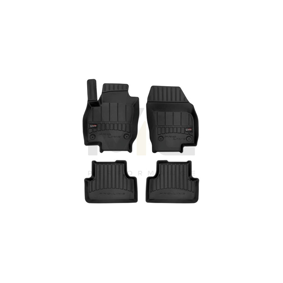 FROGUM 3D408821 Floor mat set for VW T-Cross (C11_) Elastomer, Front and Rear, Quantity: 4, Black | ML Performance Car Parts