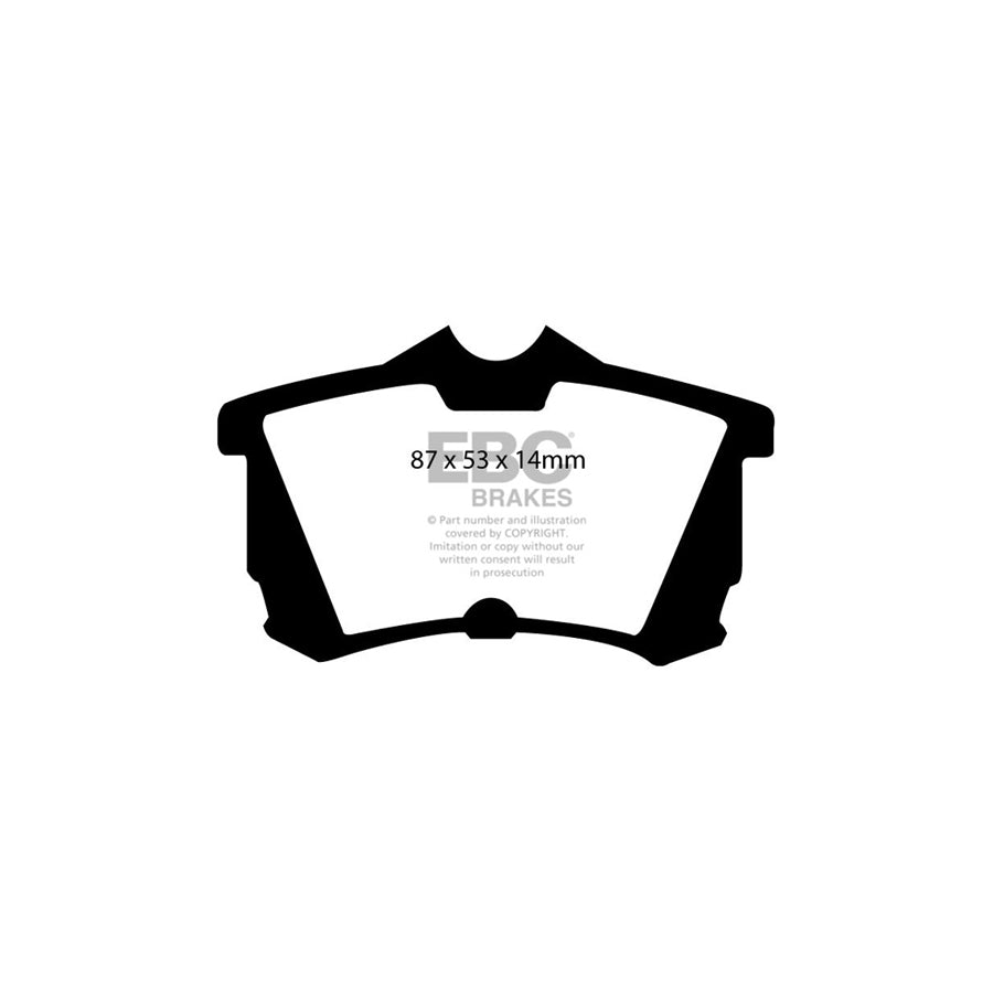 EBC PLK1510 Honda Accord Yellowstuff Pads and Brake Line Performance Pack - Girling/TRW Caliper 3 | ML Performance UK Car Parts