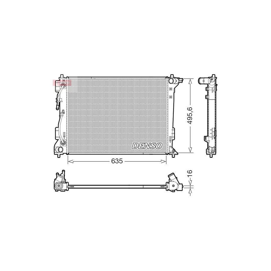 Denso DRM41036 Drm41036 Engine Radiator | ML Performance UK