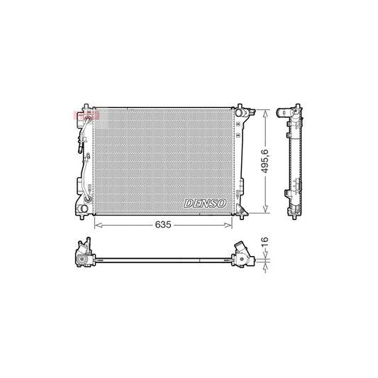 Denso DRM41036 Drm41036 Engine Radiator | ML Performance UK