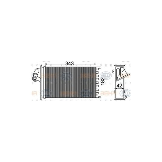 Hella 8FH 351 308-431 Heater Matrix