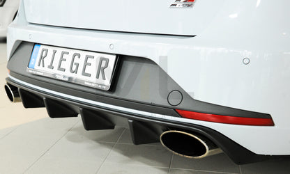 Rieger 00027024 SEAT 5F Leon Cupra Rear Diffuser 2 | ML Performance UK Car Parts