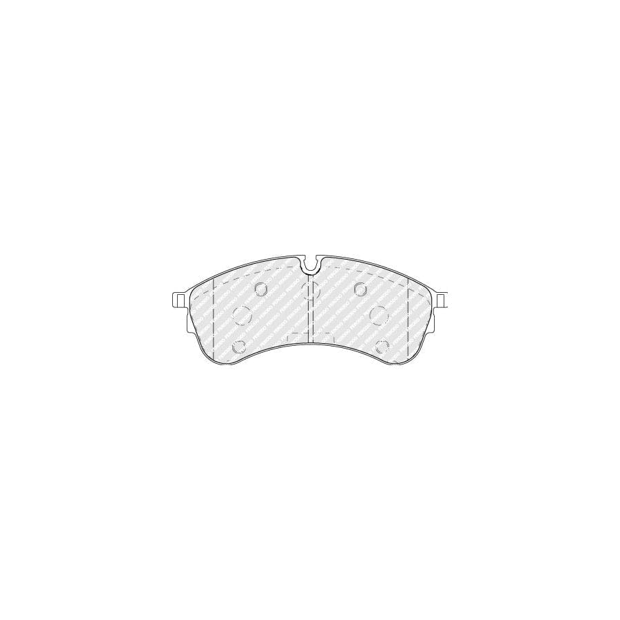 Ferodo Fvr5105 Brake Pad Set Prepared For Wear Indicator With Accessories