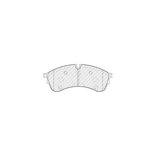 Ferodo Fvr5105 Brake Pad Set Prepared For Wear Indicator With Accessories
