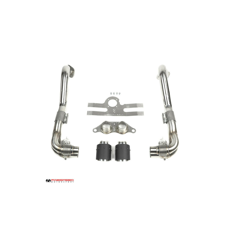 Fabspeed Porsche 981 Cayman GT4 / Spyder Valvetronic GT3 Muffler Conversion Kit | ML Performance UK