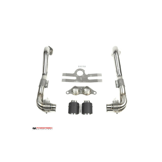 Fabspeed Porsche 981 Cayman GT4 / Spyder Valvetronic GT3 Muffler Conversion Kit | ML Performance UK
