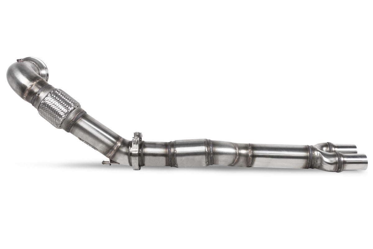 Scorpion SAUX077 Audi TT RS MK2 Downpipe With A High Flow Sports Catalyst | ML Performance UK UK