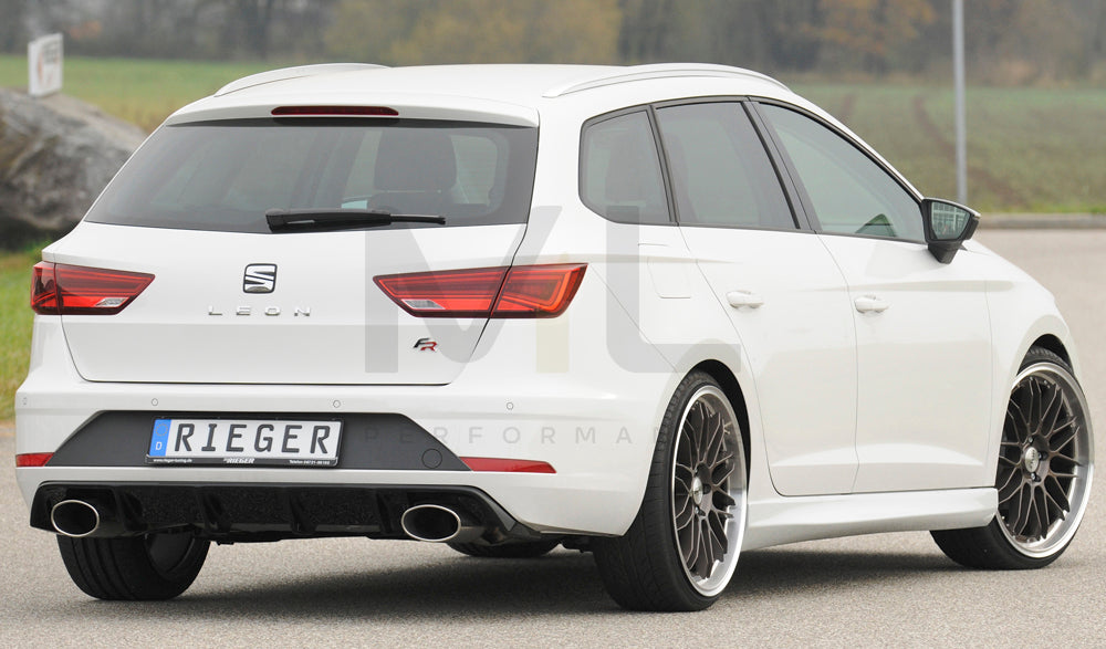 Rieger 00088147 SEAT 5F Leon FR Rear Diffuser 3 | ML Performance UK Car Parts