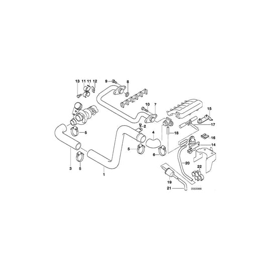 Genuine BMW 11742246175 E39 E36 E38 Pressure Converter (Inc. 325tds, 525td & 725tds) | ML Performance UK Car Parts