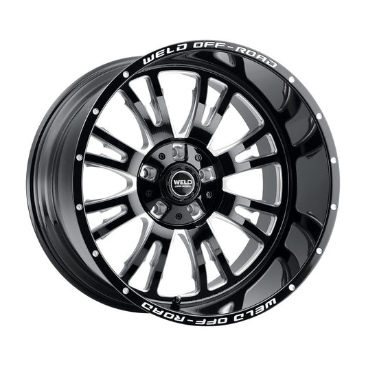 Weld W15809070575 Slingblade W158 Wheel 20x9 5x139.7 ET20 BS5.75 Gloss Black MIL
