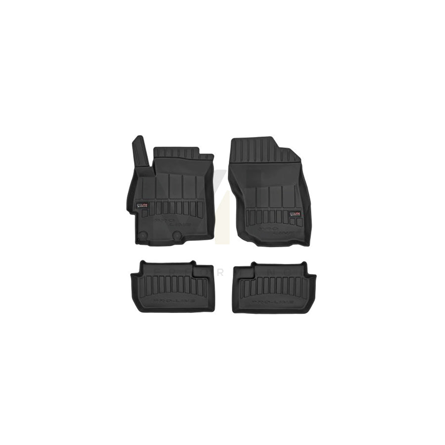 FROGUM 3D408838 Floor mat set for MITSUBISHI LANCER Elastomer, Front and Rear, Quantity: 4, Black | ML Performance Car Parts