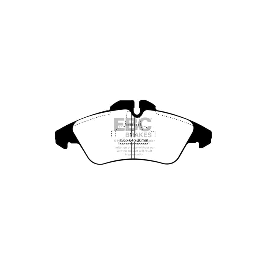 EBC PDKF2191 Mercedes-Benz Sprinter Ultimax Front Brake Pad & Plain Disc Kit 2 | ML Performance UK Car Parts