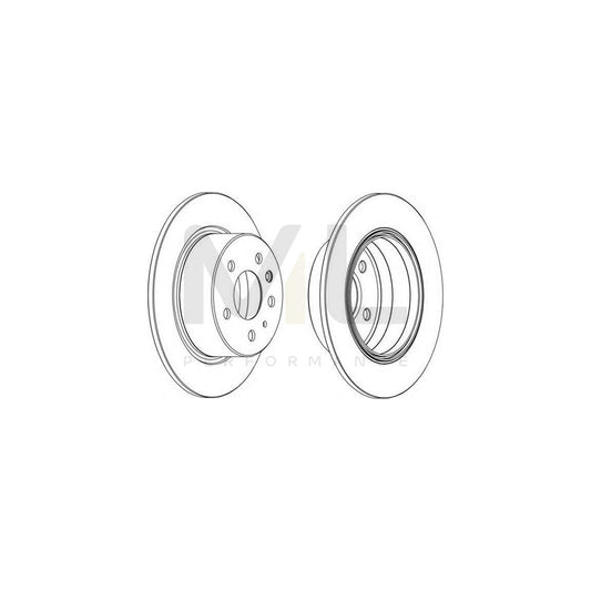 FERODO DDF003-1 Brake Disc Solid | ML Performance Car Parts