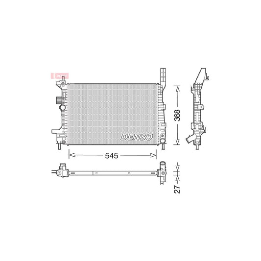 Denso DRM10029 Drm10029 Engine Radiator | ML Performance UK