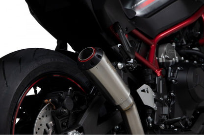 Scorpion PKA135SEO Kawasaki Z H2 Red Power Slip-On - Brushed Stainless Steel Sleeve | ML Performance UK UK